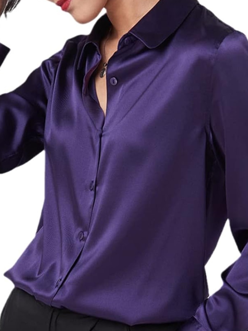 Liz Claiborne Villager Satin Blouse